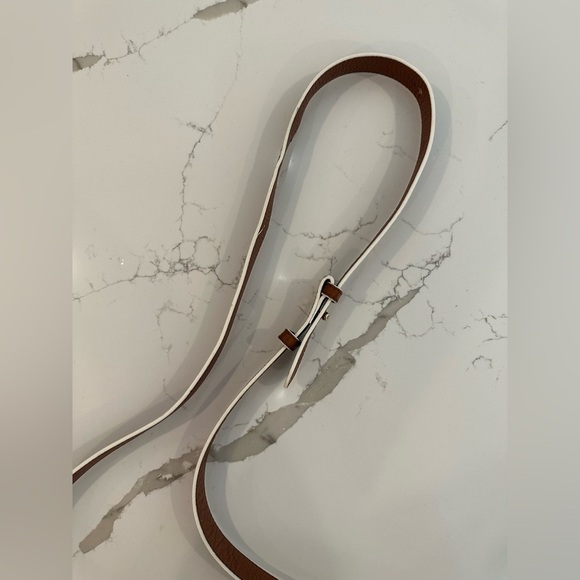 Isaac Mizrahi brown saddle bag purse crossbody NWOT faux Leather?? - Picture 8 of 9